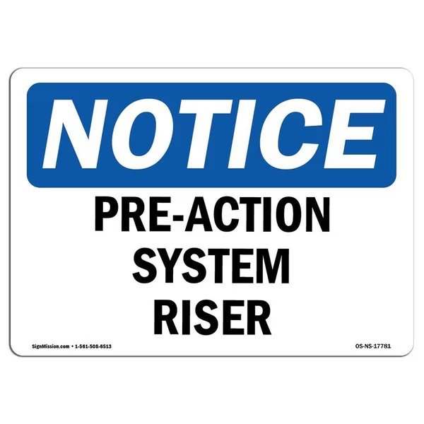 Safety Sign, OSHA Notice, 10